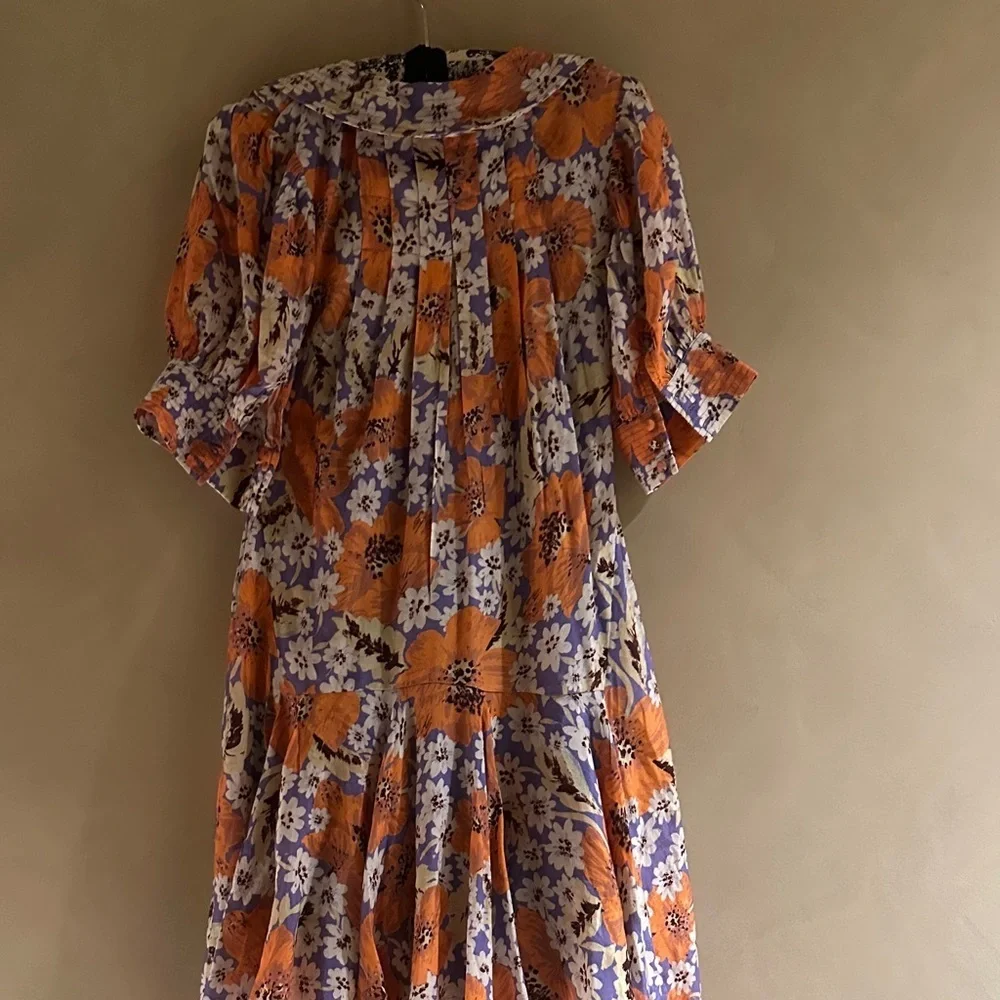 Free People Sugar Crush Mini Cobalt Dress / Combo Floral NWT - Picture 5 of 6